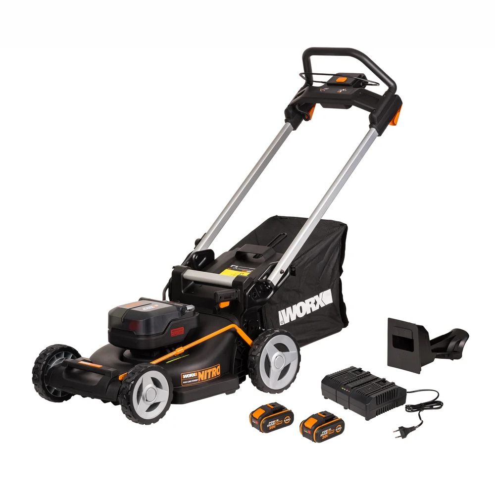 Аккумуляторная газонокосилка WORX WG748E