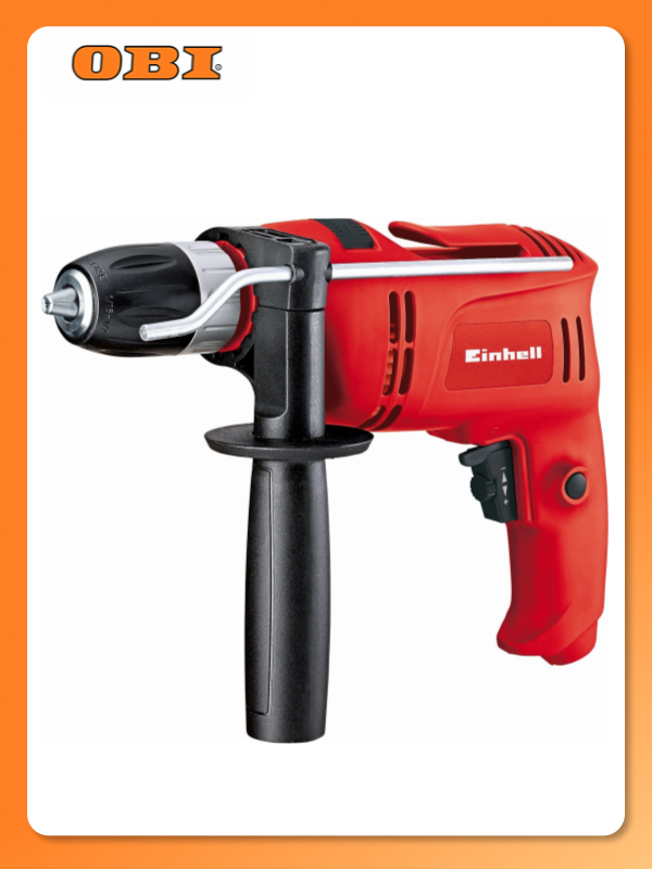 Ударная дрель Einhell  TC ID650E   650Вт  быстрозажимной патрон  дополнительная рукоятка