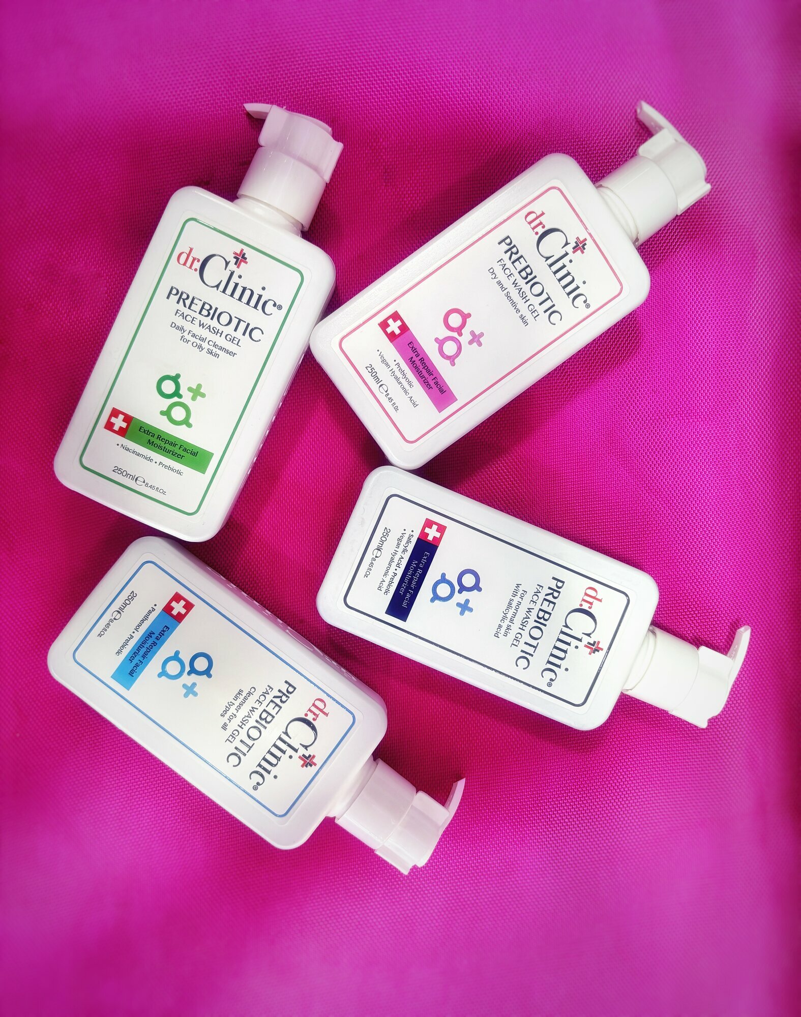 Гель для умывания Dr. Clinic, для нормальной кожи, с салициловой кислотой, пребиотический, 250мл