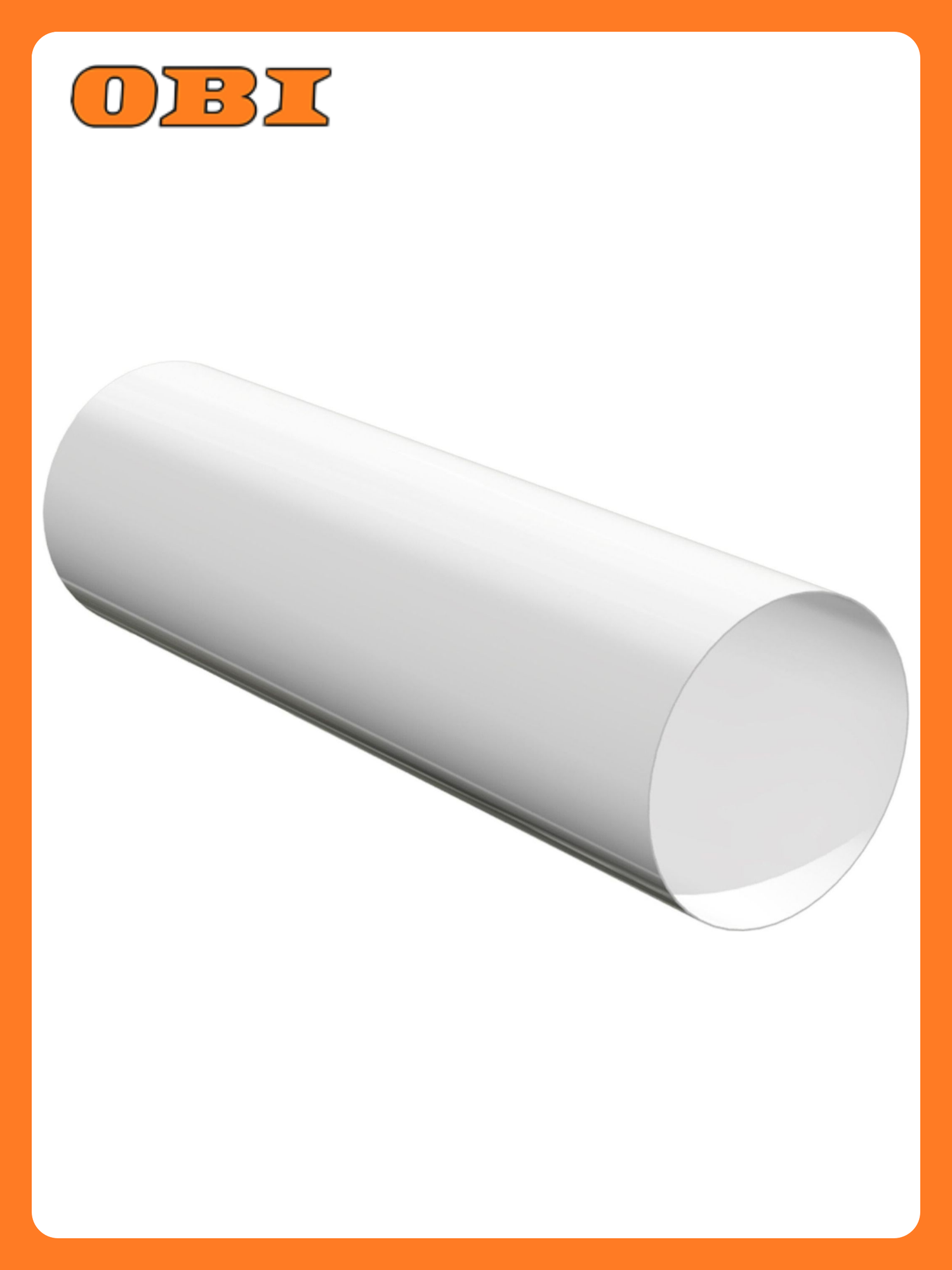 Воздуховод ERA 10ВП1 круглый ПВХ D 100 мм L 1 м