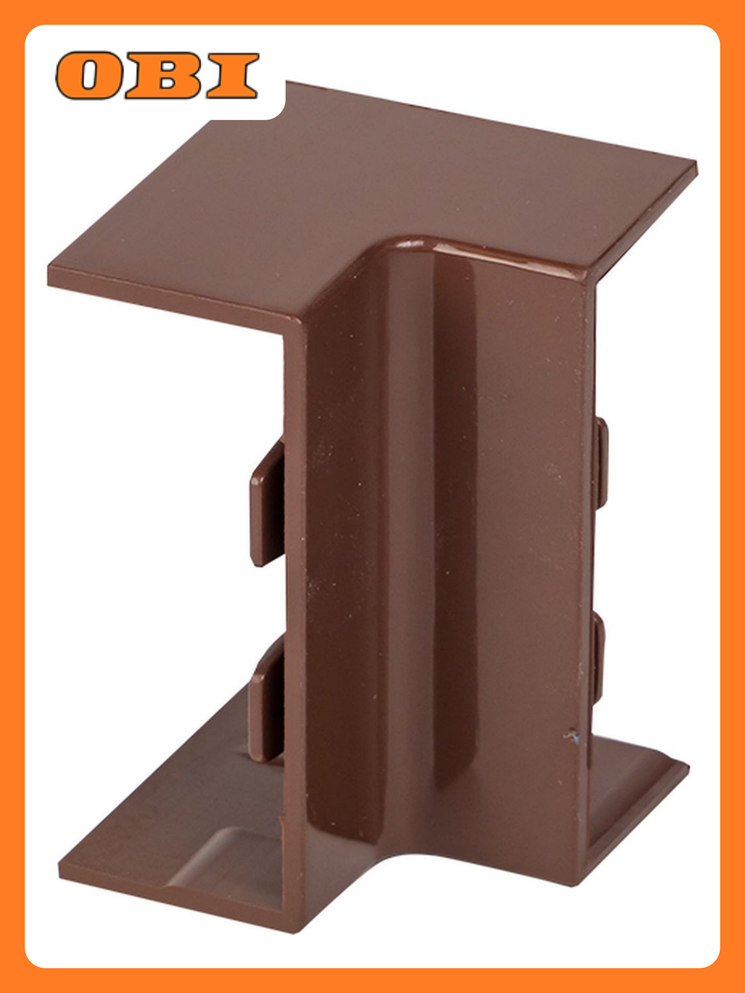 Внутренний угол EKF PROxima темное дерево 40х16 мм