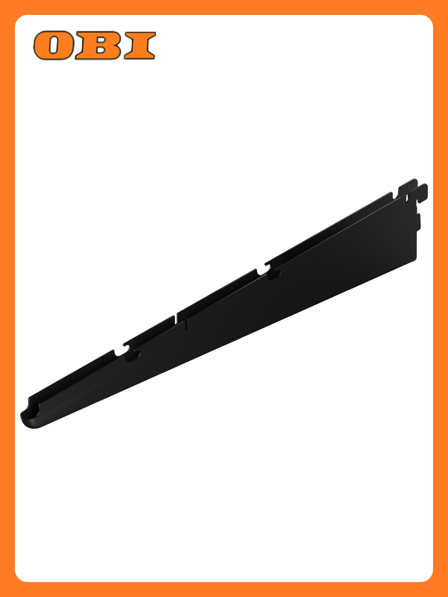 Кронштейн для гардеробной системы Larvij L9240BL черный 435x10x70 мм