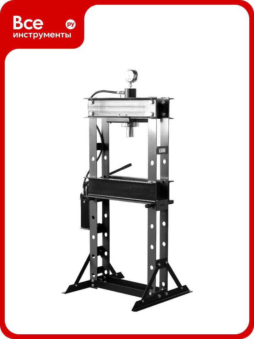 Пресс с ручным приводом KraftWell 30т KRWPR30