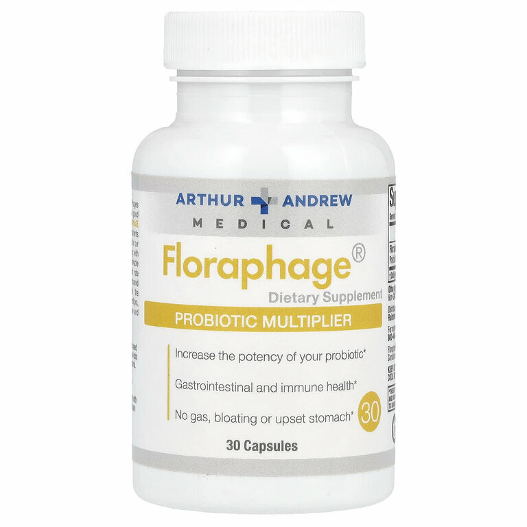 Floraphage фаговый пробиотик мультипликатор Arthur Andrew Medical 30 капсул