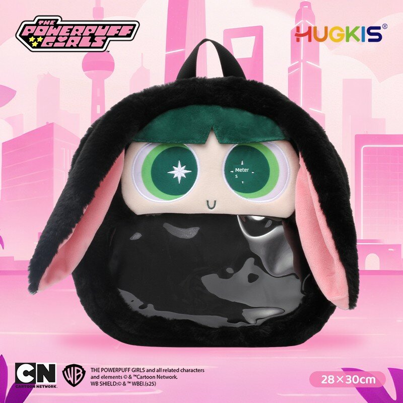 HUGKIS Powerpuff Girls Buttercup Аниме-рюкзак для косплея и повседневной школьной носки