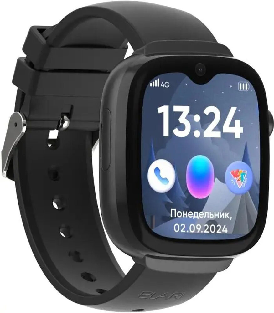 Детские умные часы Elari KidGram Watch 4G черный