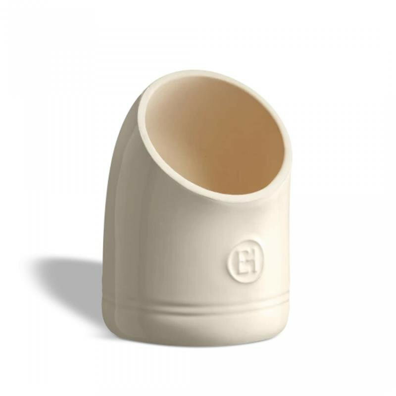 Emile Henry Солонка Flame 580 мл, кремовый, керамика, 15.5 см (020202)