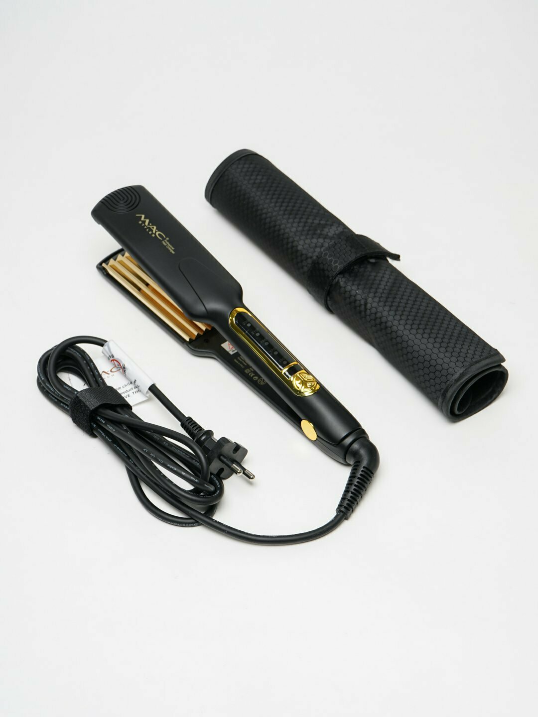 Плойка гофре MAC MC-5501A, профессиональная, керамические пластины, 5 режимов, 450 °F