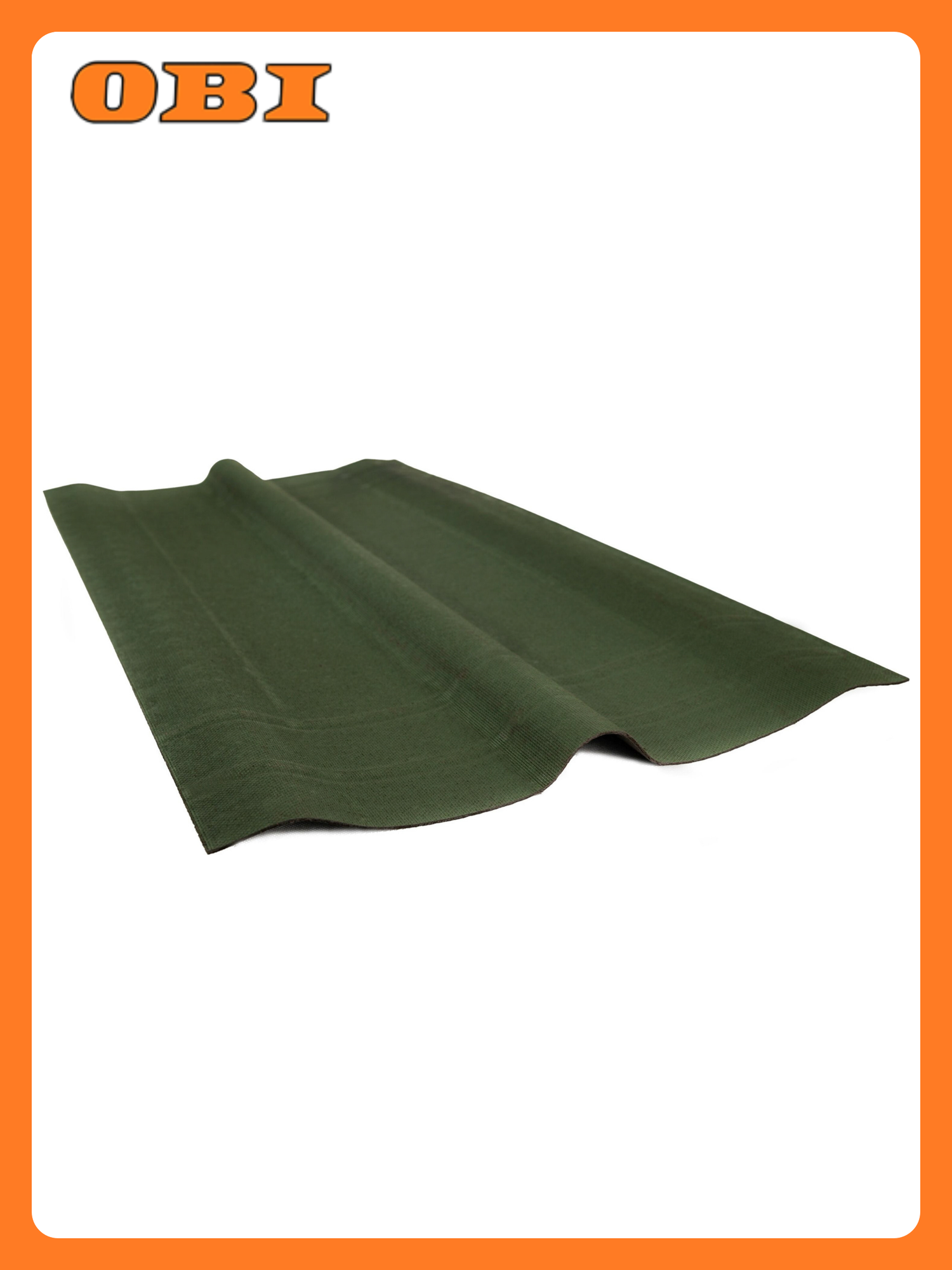 Конек Ондулин зеленый 100х36 см