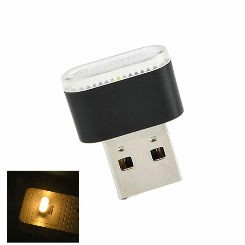 Мини USB лампы, универсальный портативный интерфейс, подходит для интерьера, комната, спальня, гостиная, внутри автомобиля