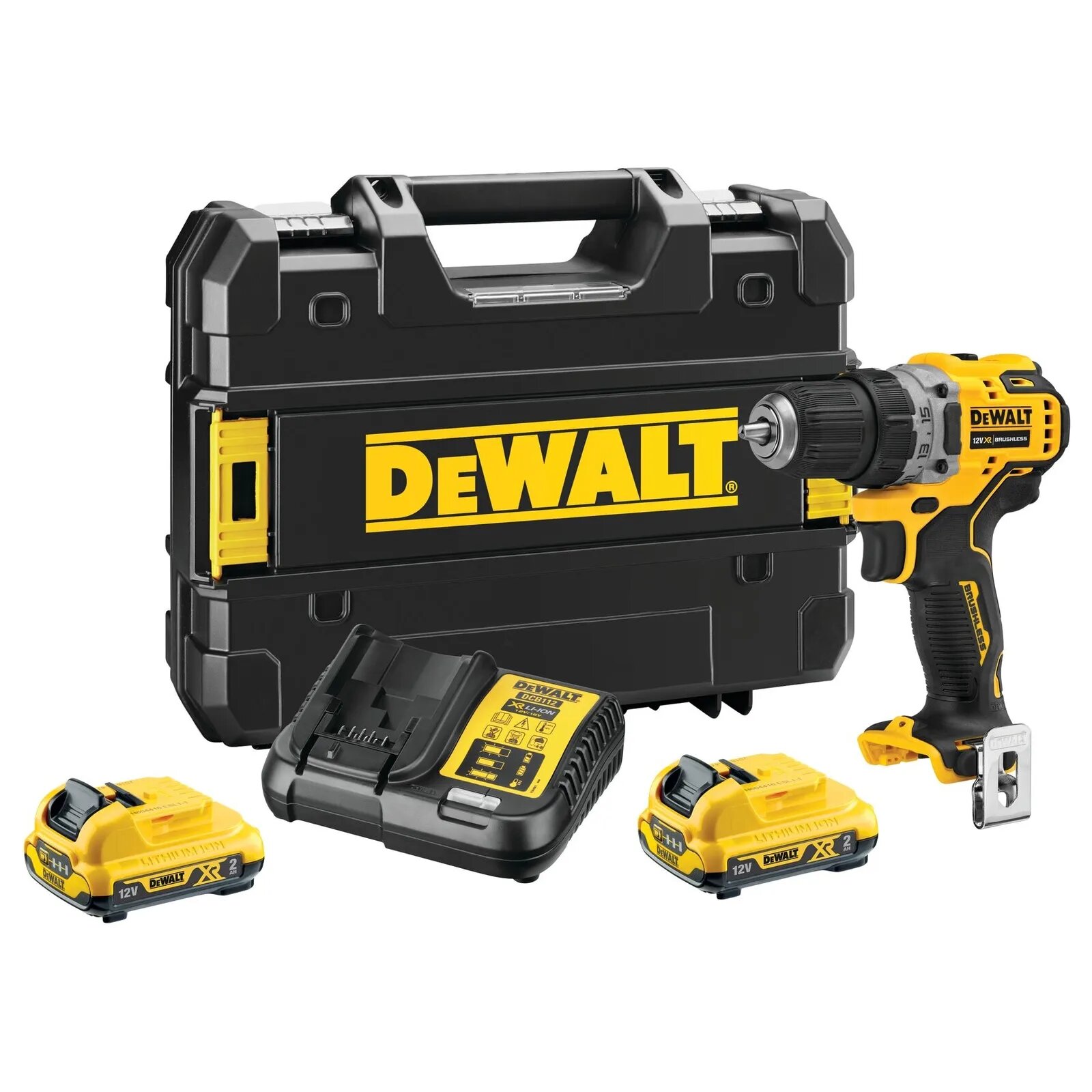 Аккумуляторная дрель-шуруповёрт DeWALT DCD701D2-QW — фото 1