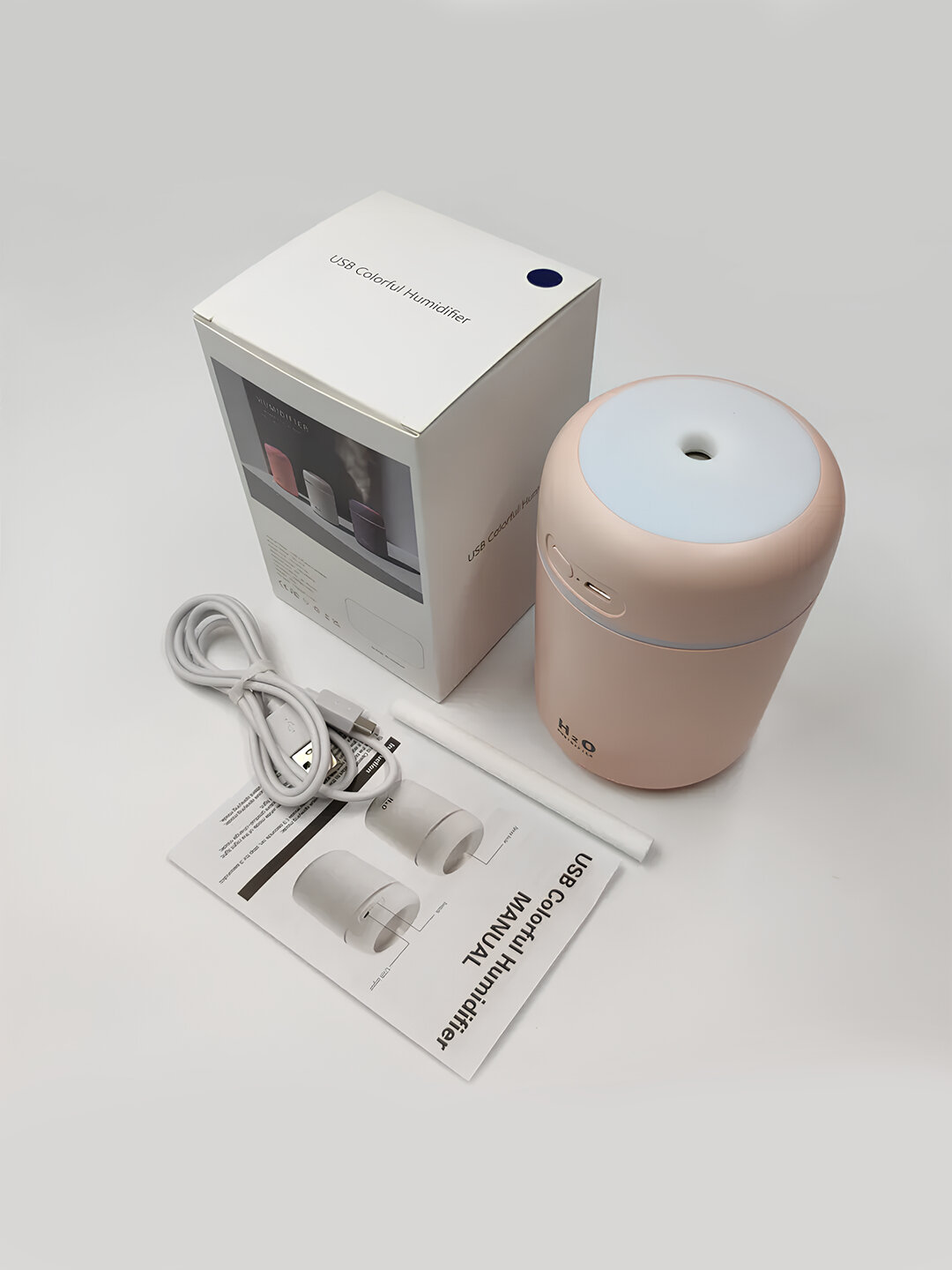 Увлажнитель воздуха, аромадиффузор, RGB LED подсветка, 150 мл Ultrasonic Humidilier CM-9S