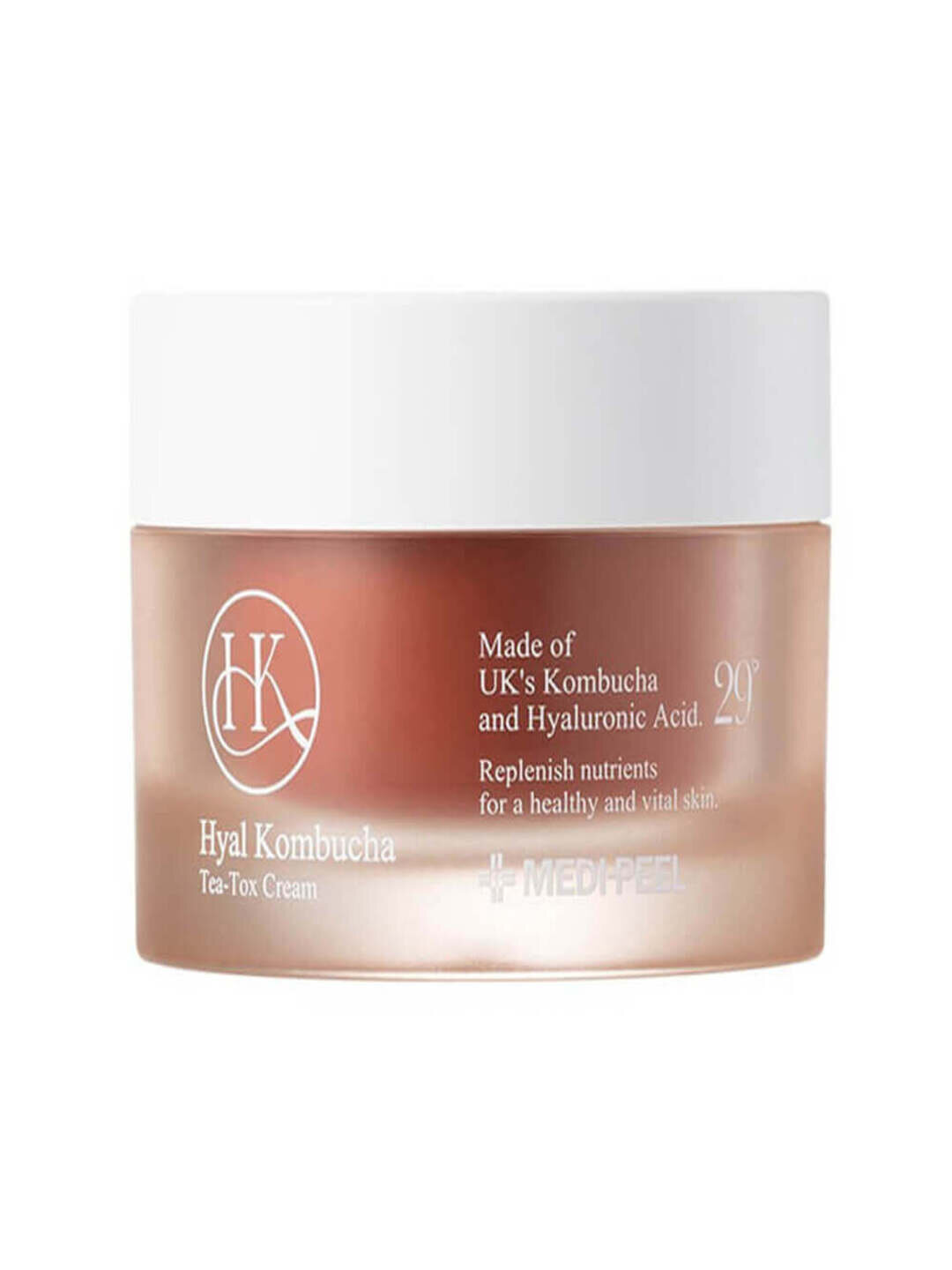 Двойной крем с 50% комбучи и церамидами Medi-Peel Hyal Kombucha Tea-Tox Cream 50 мл
