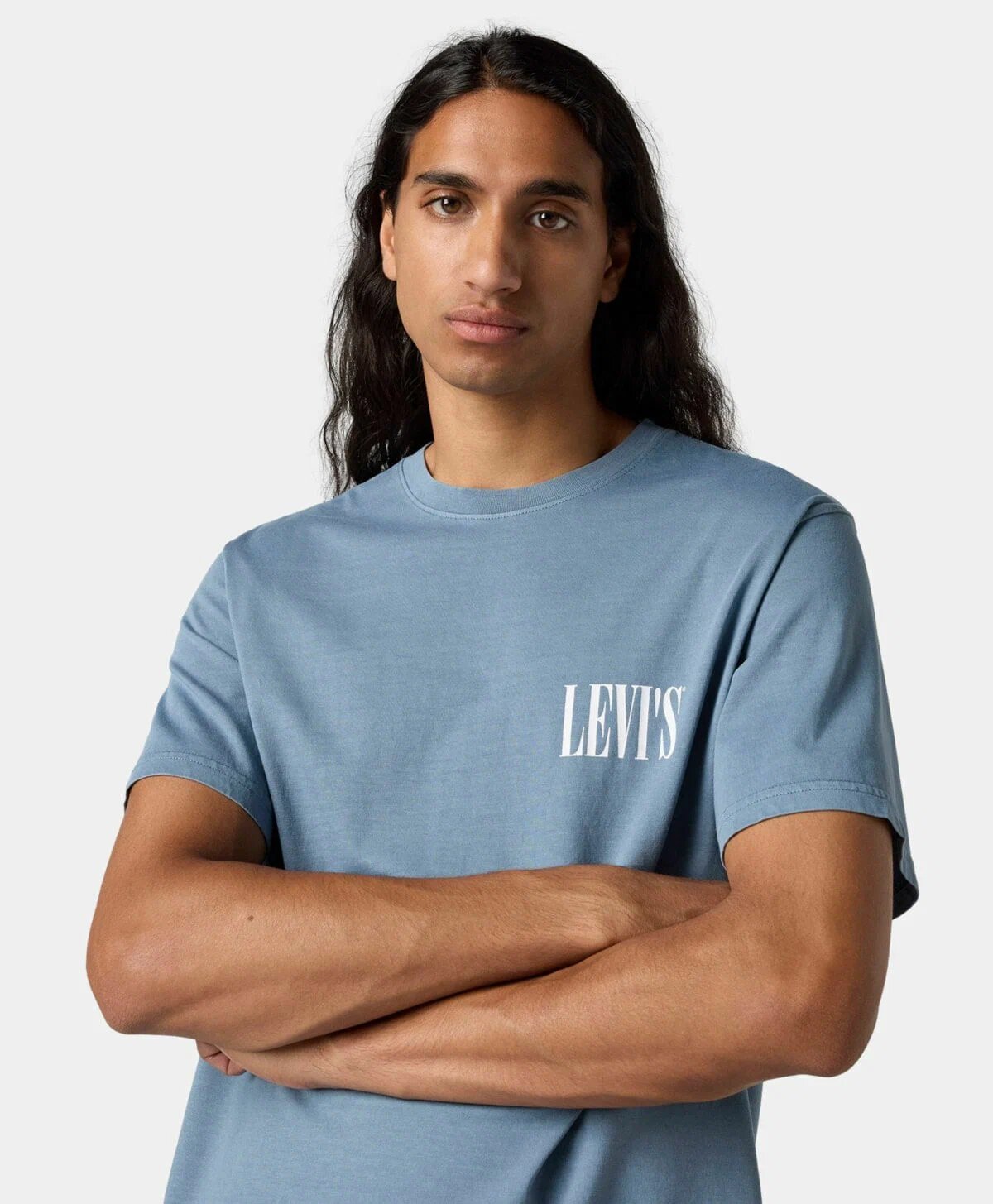 Футболка Levi's, размер S, синий — фото 1