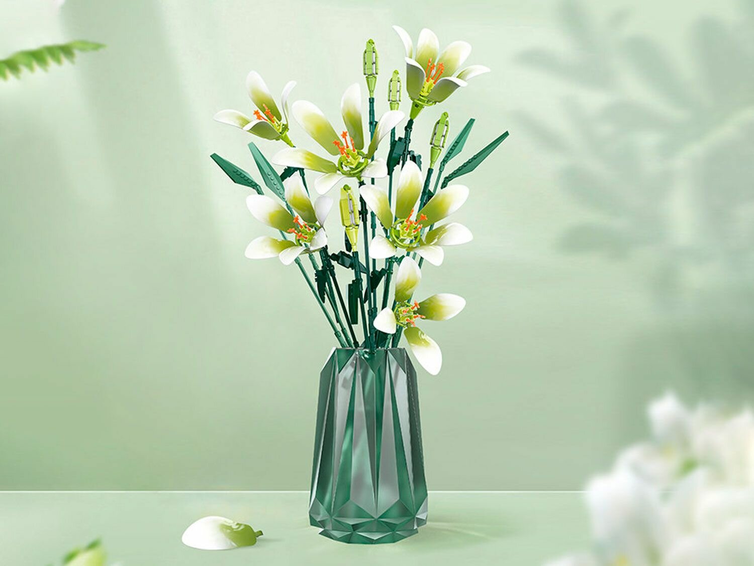 Конструктор Jaki "Букет белых лилий" — фото 1