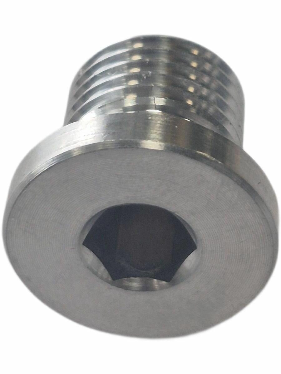 Заглушка М12*1,25 нержавеющая сталь — фото 1