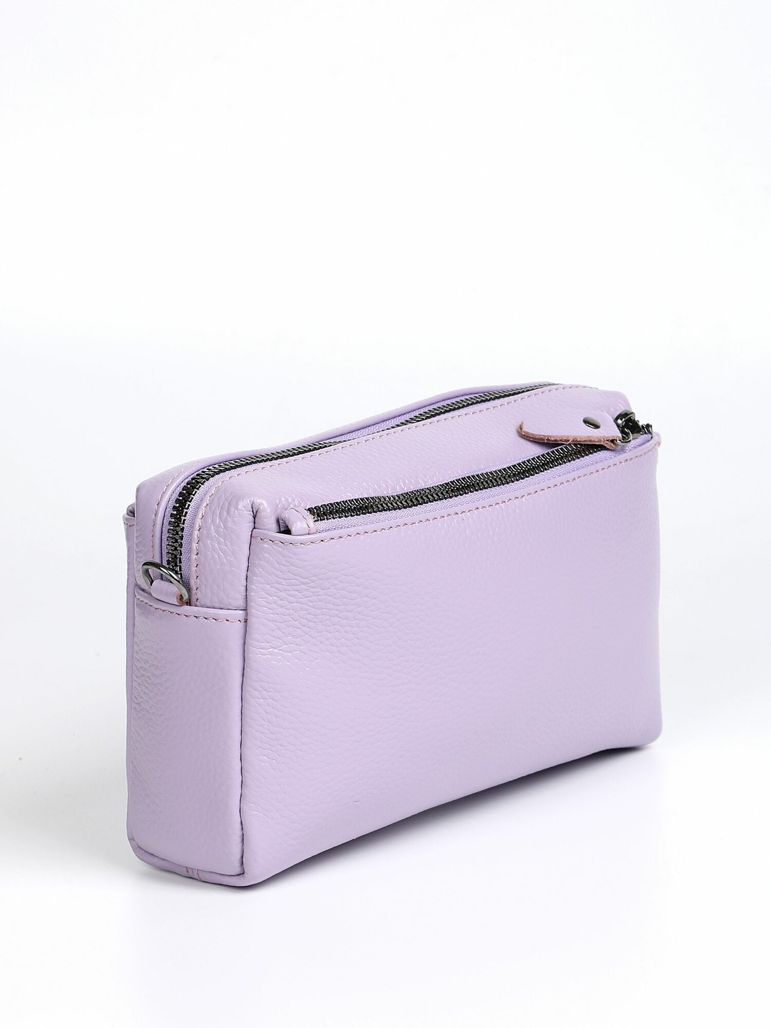 Сумка кросс-боди TERVOLINA, фактура зернистая, фиолетовый — фото 1