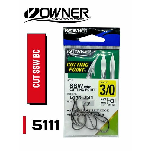 Крючок Owner 5111 Cut SSW № 3/0 (BC)