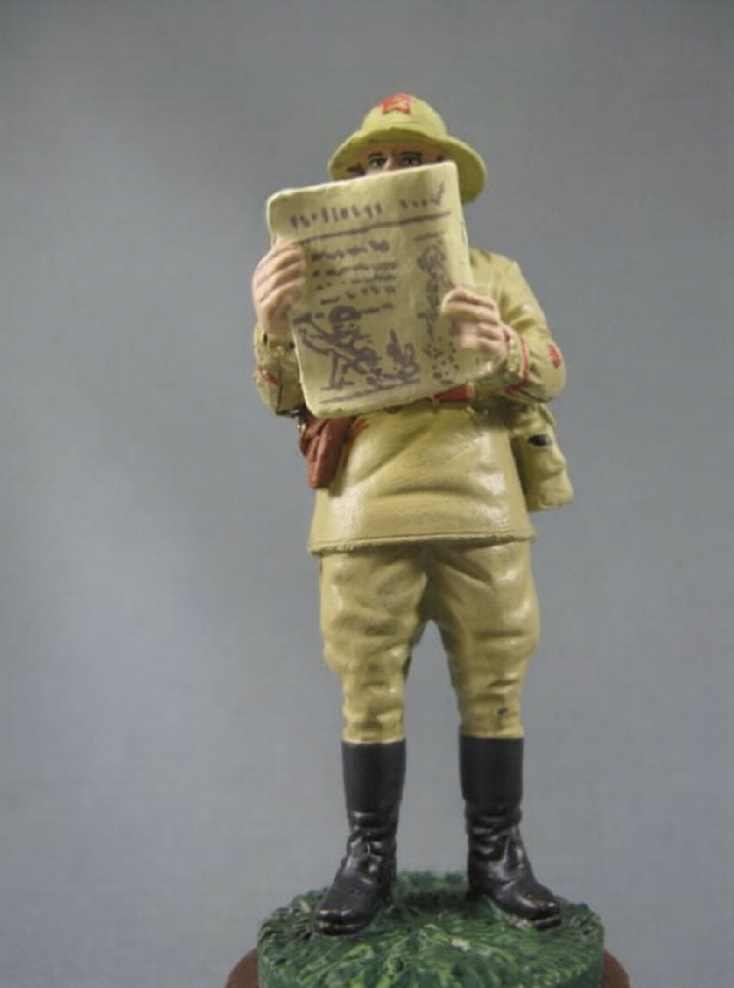 Оловянный солдатик Младший политрук в летней форме, 1939-1940 гг.