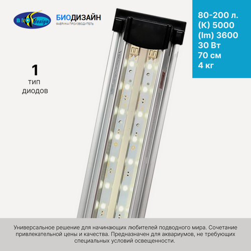 Изображение товара Светильник для аквариума Биодизайн встраиваемый Scape Sun Light длина 69,2 см