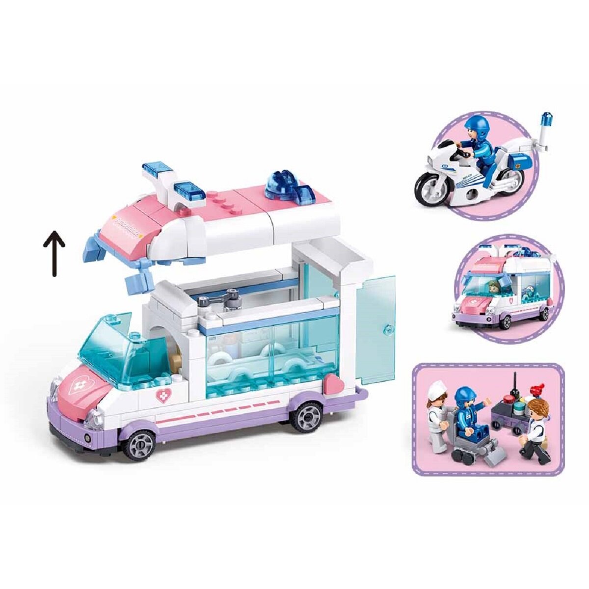 Конструктор Sluban Спасение, 251 дет. M38-B1213 — фото 1