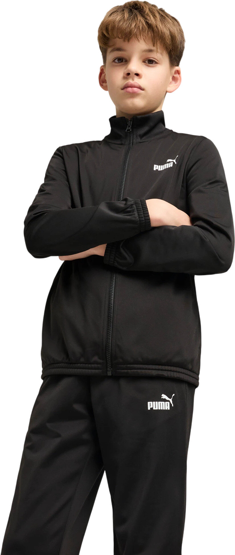 Костюм спортивный PUMA Poly Suit B, размер 164, черный — фото 1