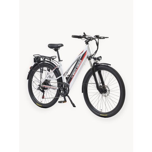 Электровелосипед WHITE SIBERIA CAMRY LIGHT 36V/11A 500W Silver Winter (Серебро)