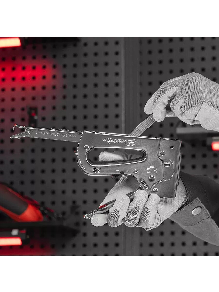 Степлер мебельный, тип скобы 53, 6-14 мм, MATRIX 40913 — фото 1