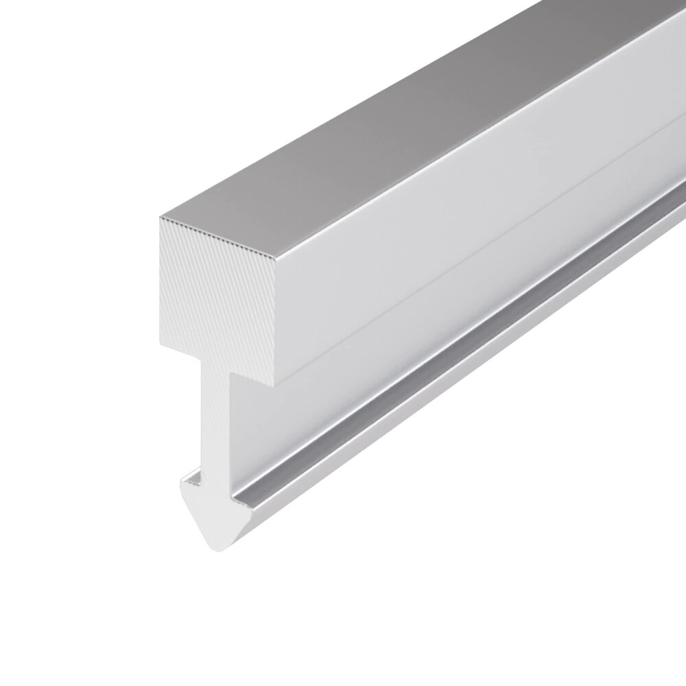 Порог алюминиевый стыкоперекрывающий 900х4 мм Серебро матовый