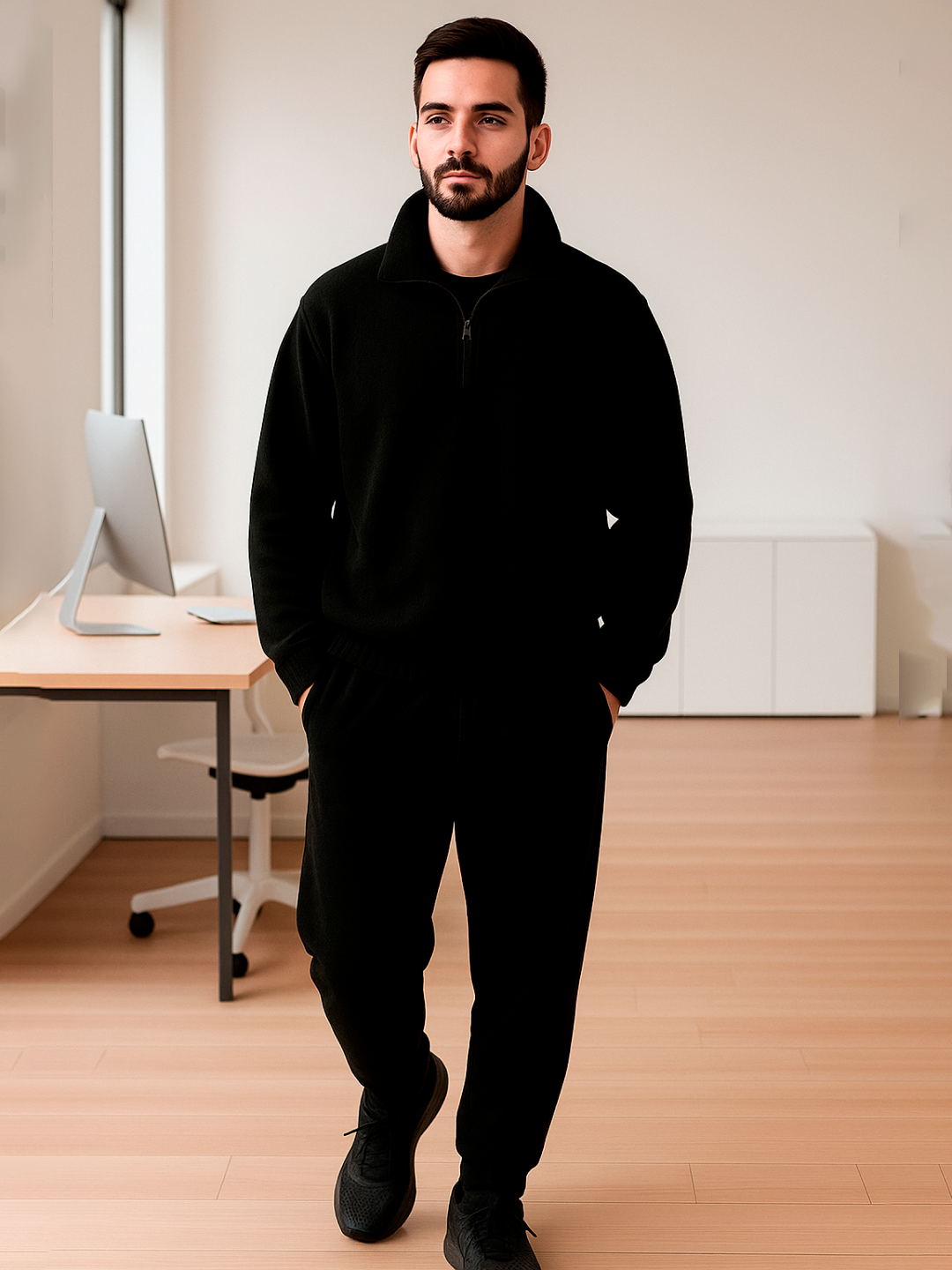 Комплект одежды  M-48, L-50, XL-52, XXL-54, XXXL-56, размер M, black