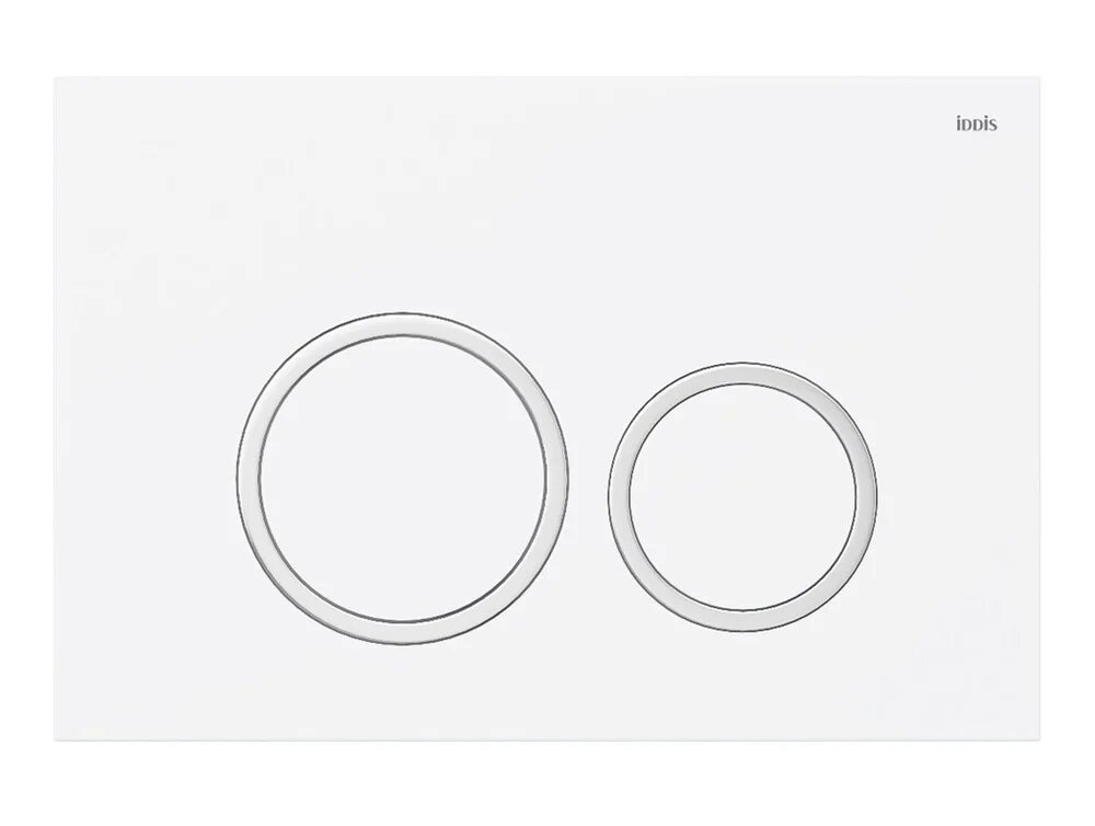 Кнопка смыва для унитаза IDDIS Unifix UNI03WCi77 белая