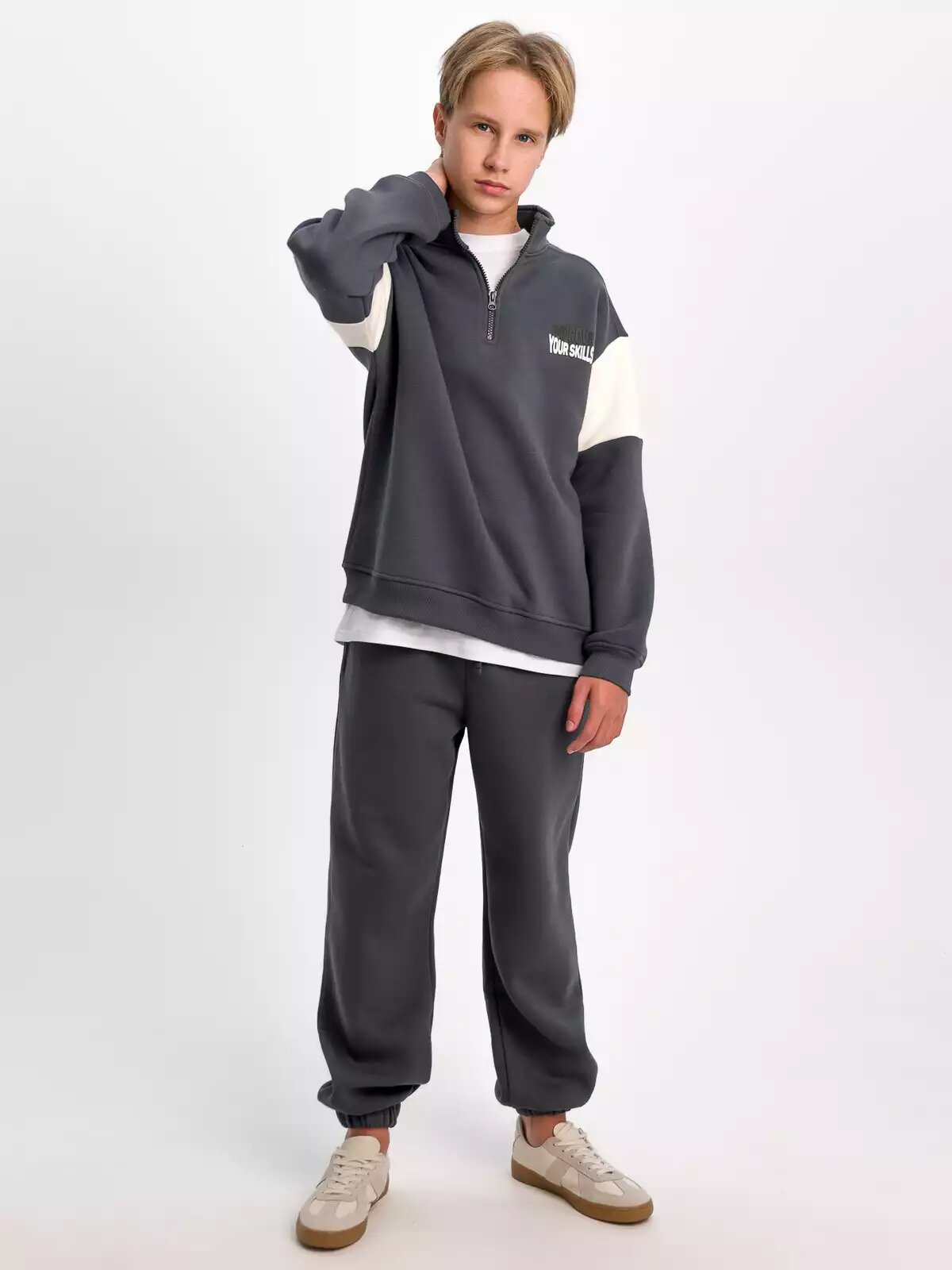 Брюки спортивные neo, размер 146