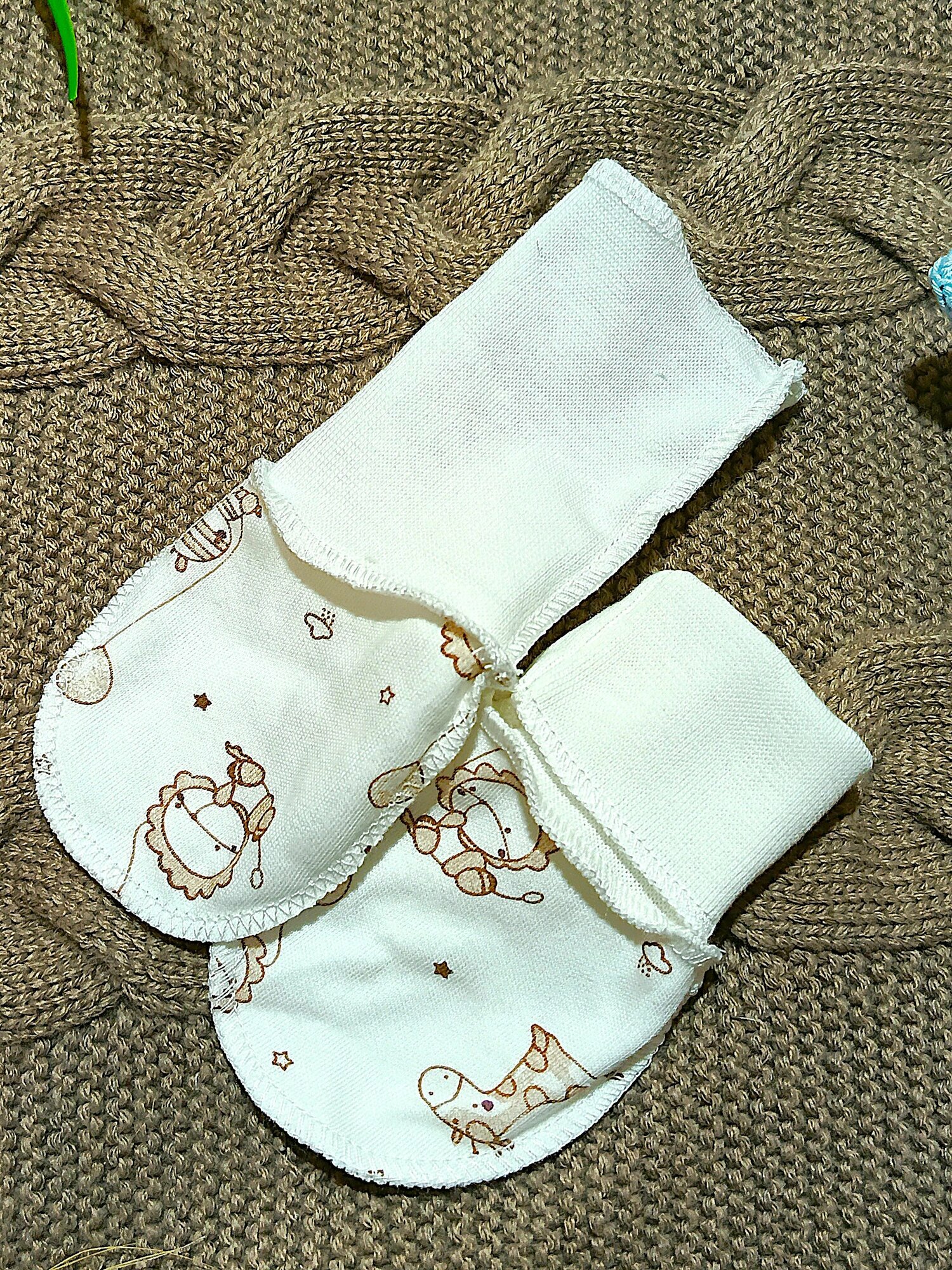 Комплект одежды  размер 0-6мес белый