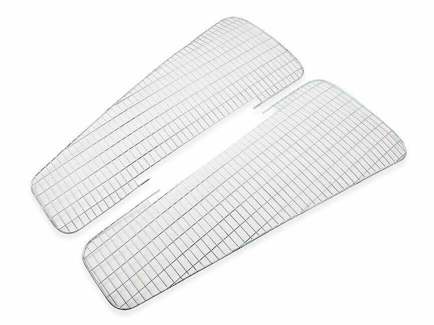 Защита фар для самосвалов FAW CA3310 8*4, J6 CA3250 6*4,6*6 Без ПТФ (арт. ZF067) 2 сетки с креплениями