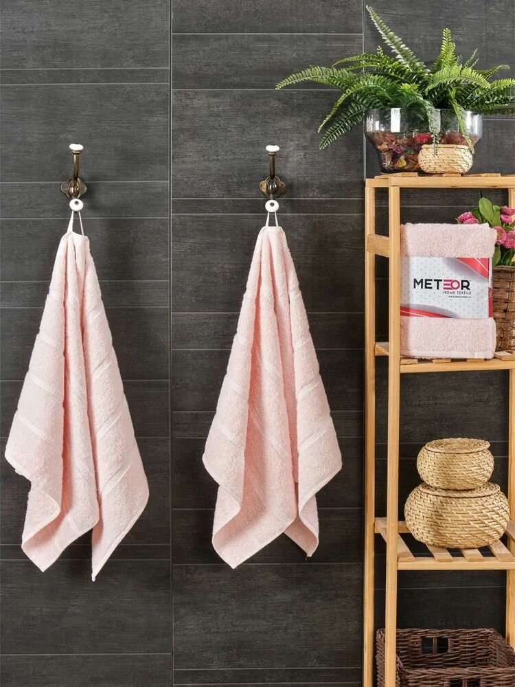 Полотенце METEOR TUROVA (50х90-2 шт.) светло-розовый
