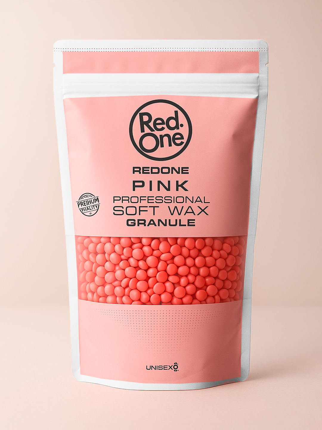 Воск для депиляции RedOne Pink, гипоаллергенный, 400 г, розовый