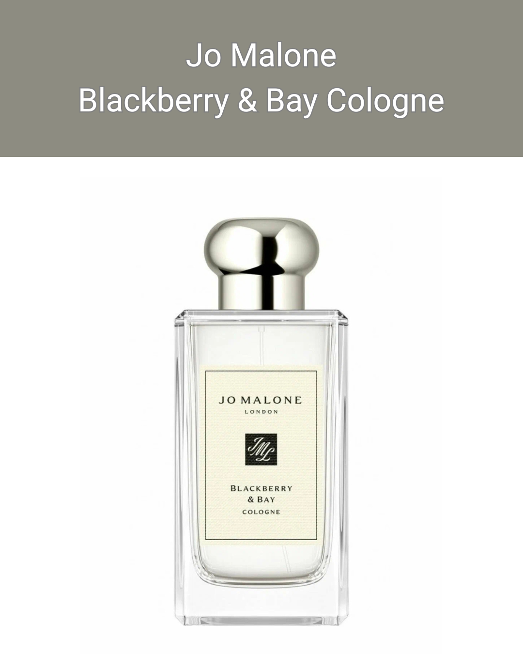 Jo Malone Blackberry & Bay Cologne 100мл - Парфюм для мужчин и женщин