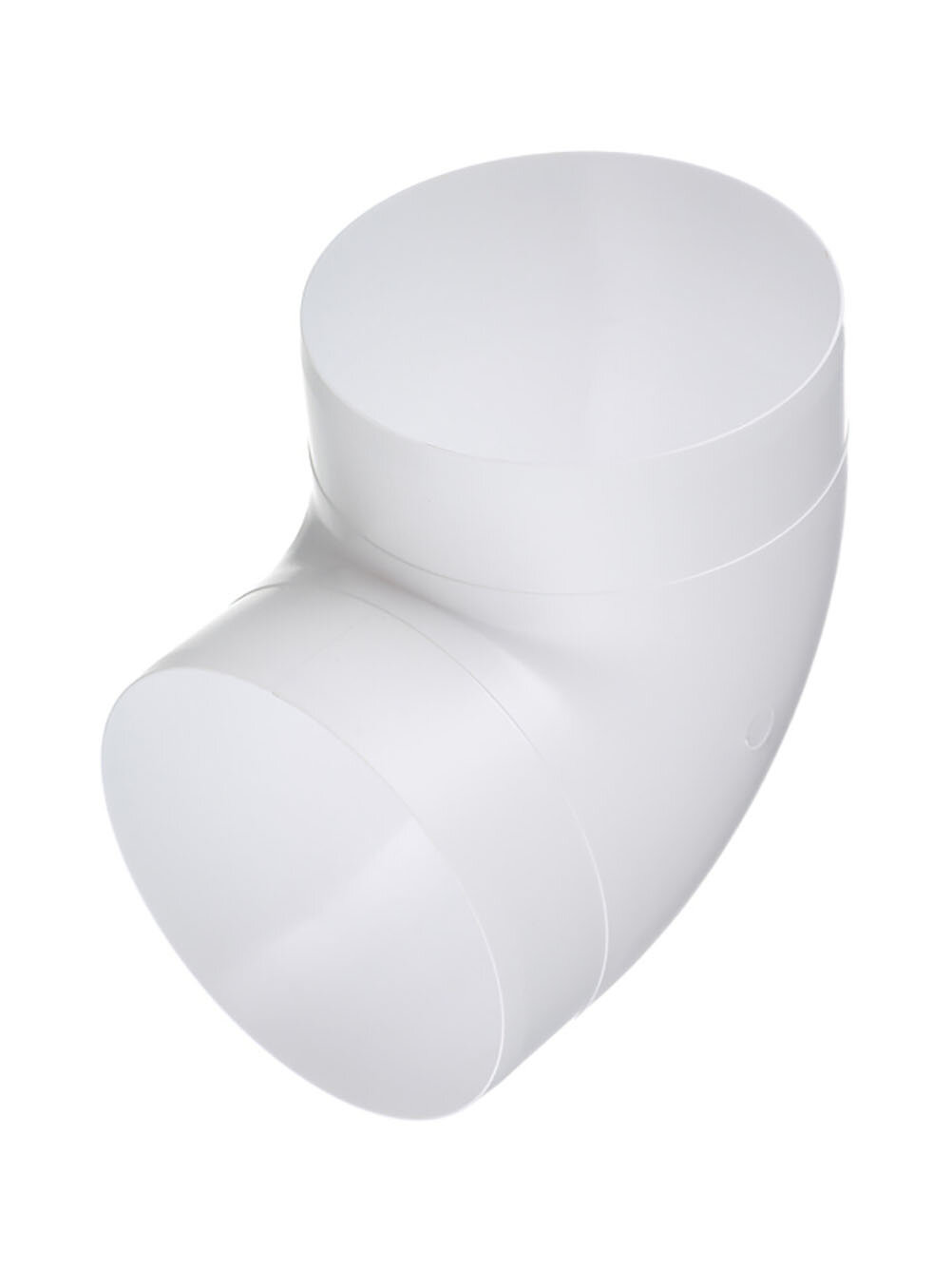 Колено для круглых воздуховодов пластиковое d125 мм 90 град