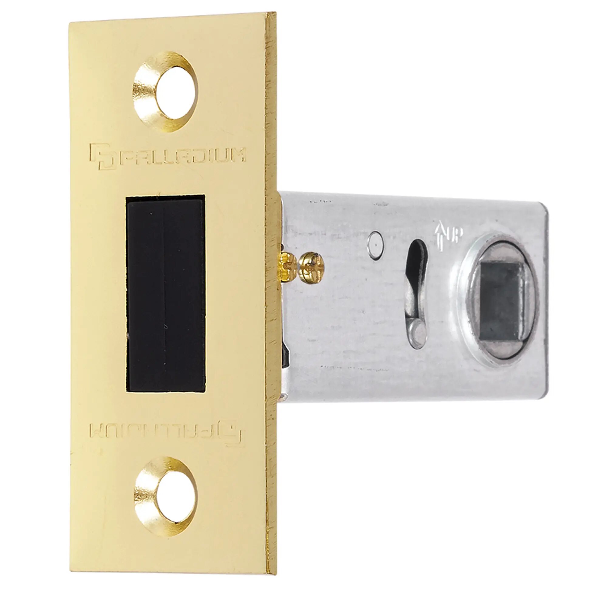 Защелка межкомнатная магнитная 100-М 70x20 мм сталь цвет золото