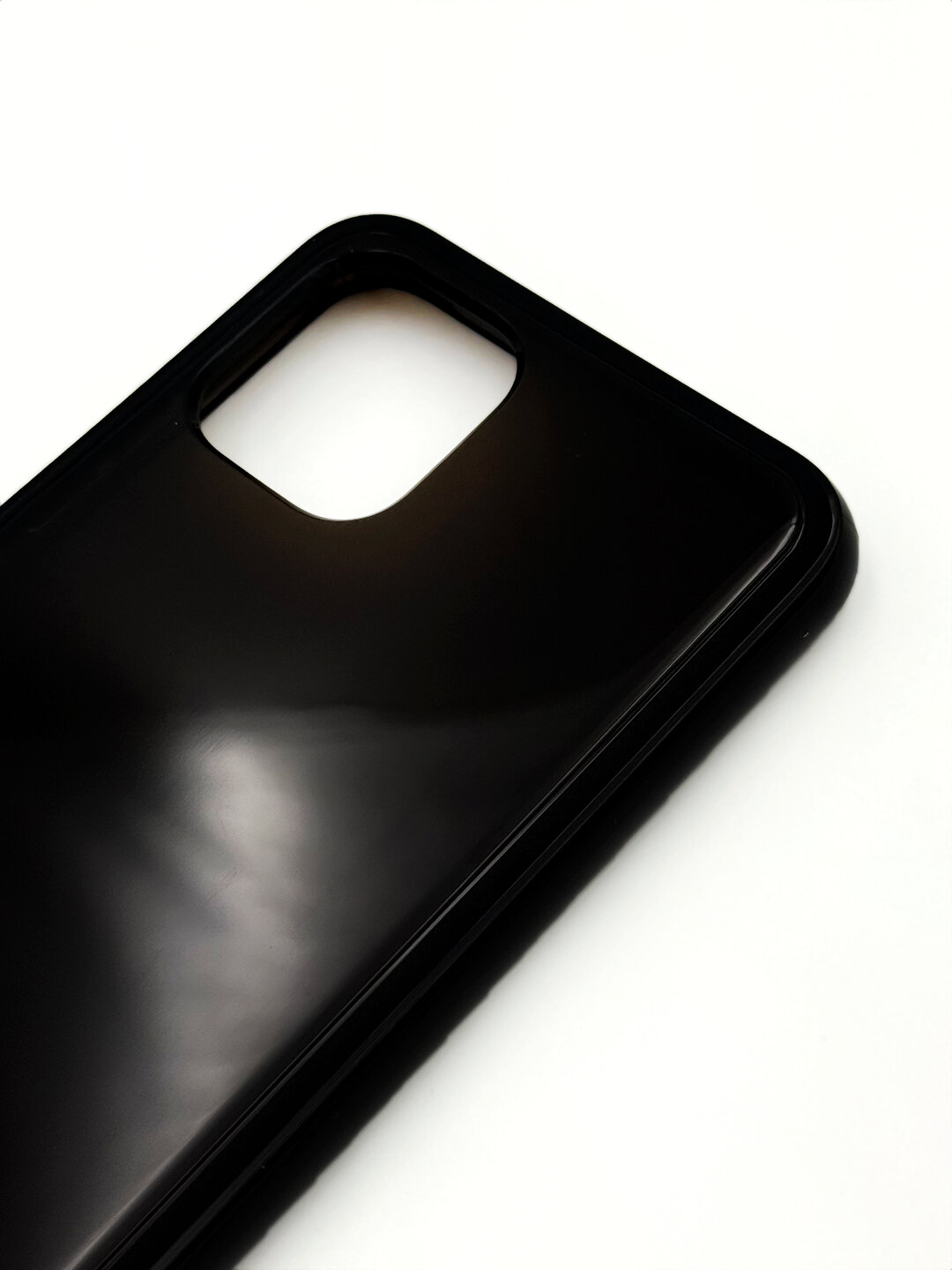 Чехол Soft Clear Cover, для Samsung Galaxy A03, силикон, черный — фото 1