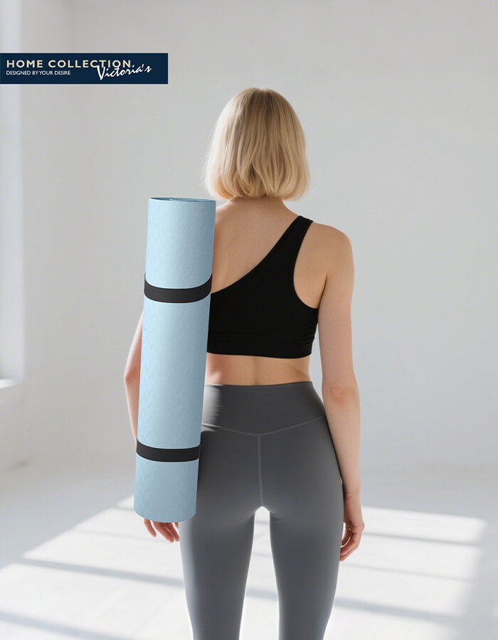 Коврик 58 х 173 см спортивный нескользящий универсальный для фитнеса