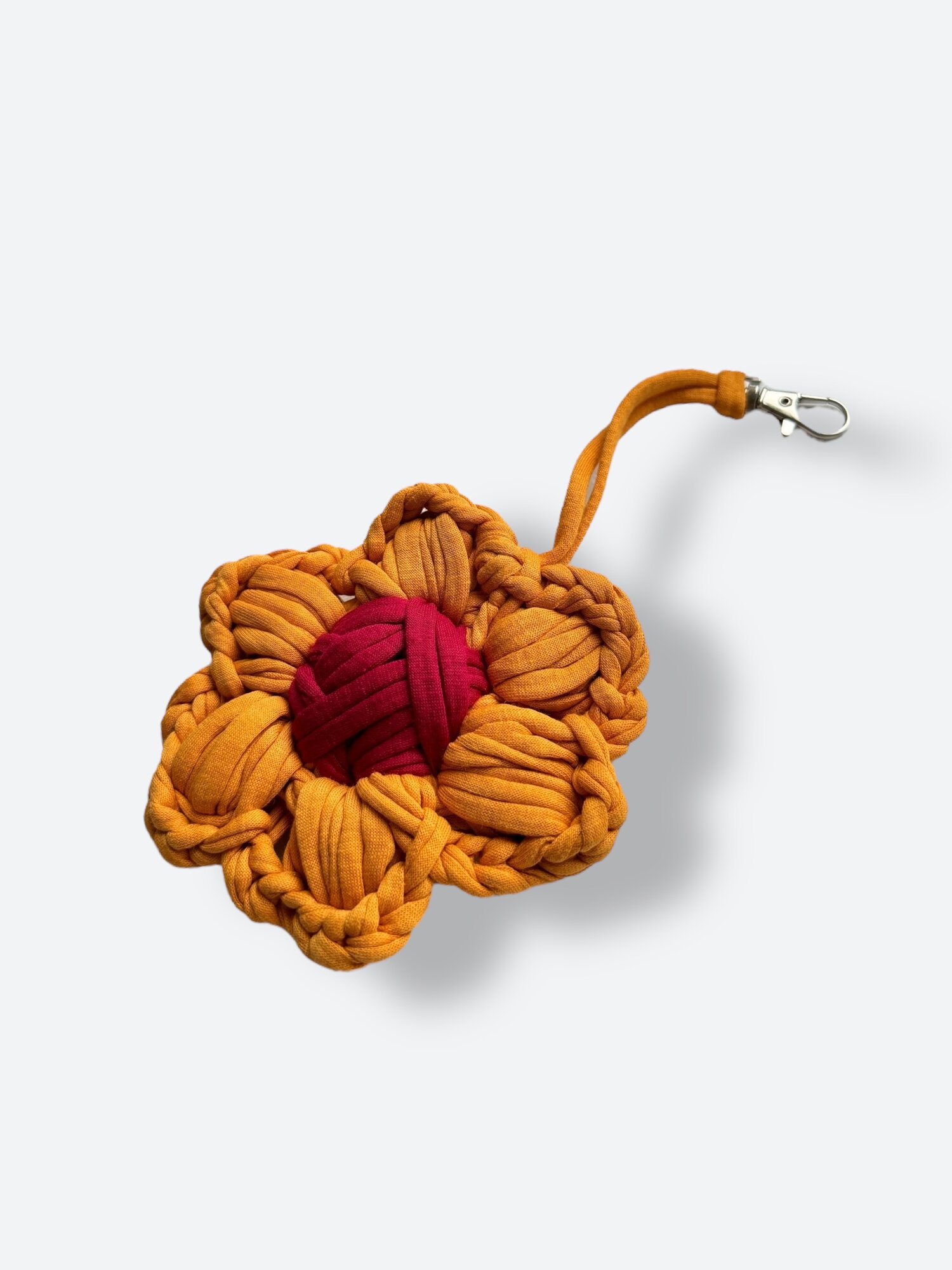 Брелок KNIT KNOT, горчичный — фото 1