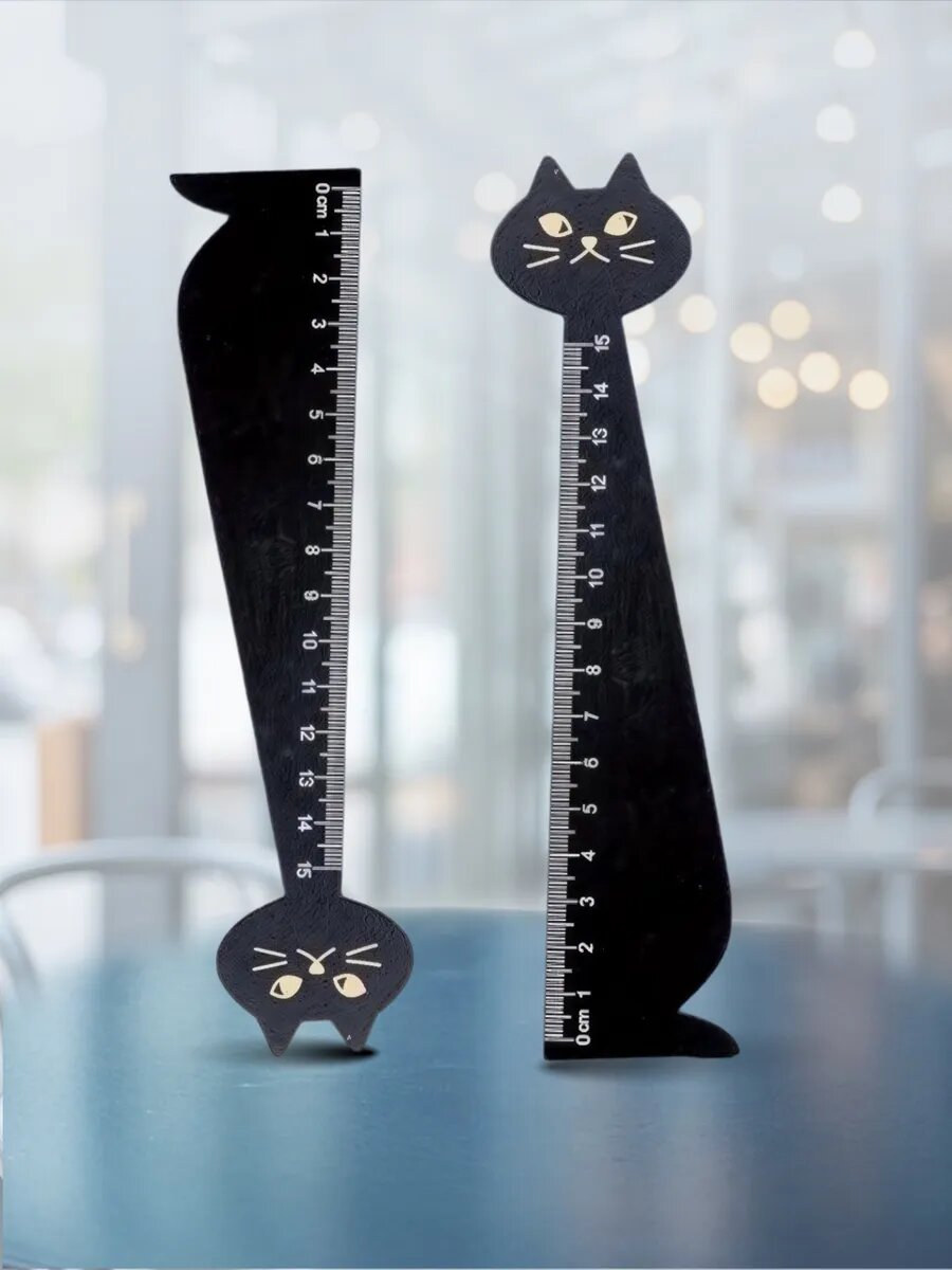 Линейка кошечка 1 шт