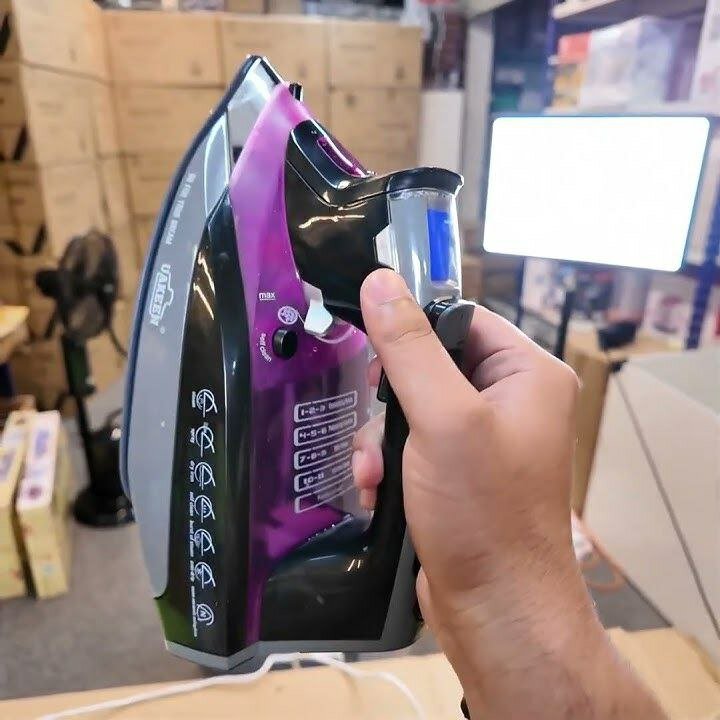 Утюг UAKEEN ZL-809 2400Вт, керамическая подошва, вертикальное отпаривание,