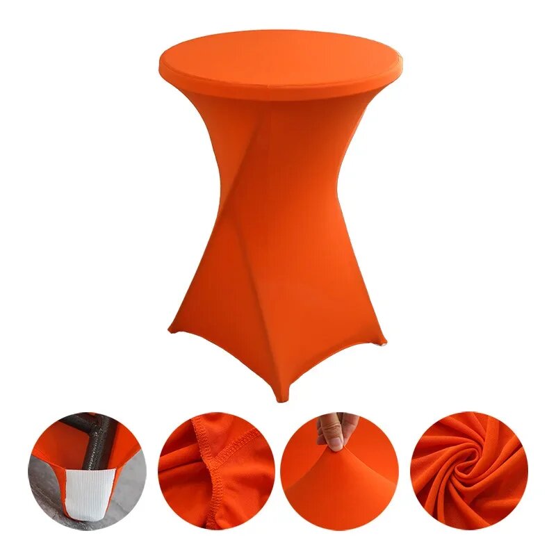 Скатерть для коктейльного стола EVENTSDECOR, круглый, спандекс, 60/80 см