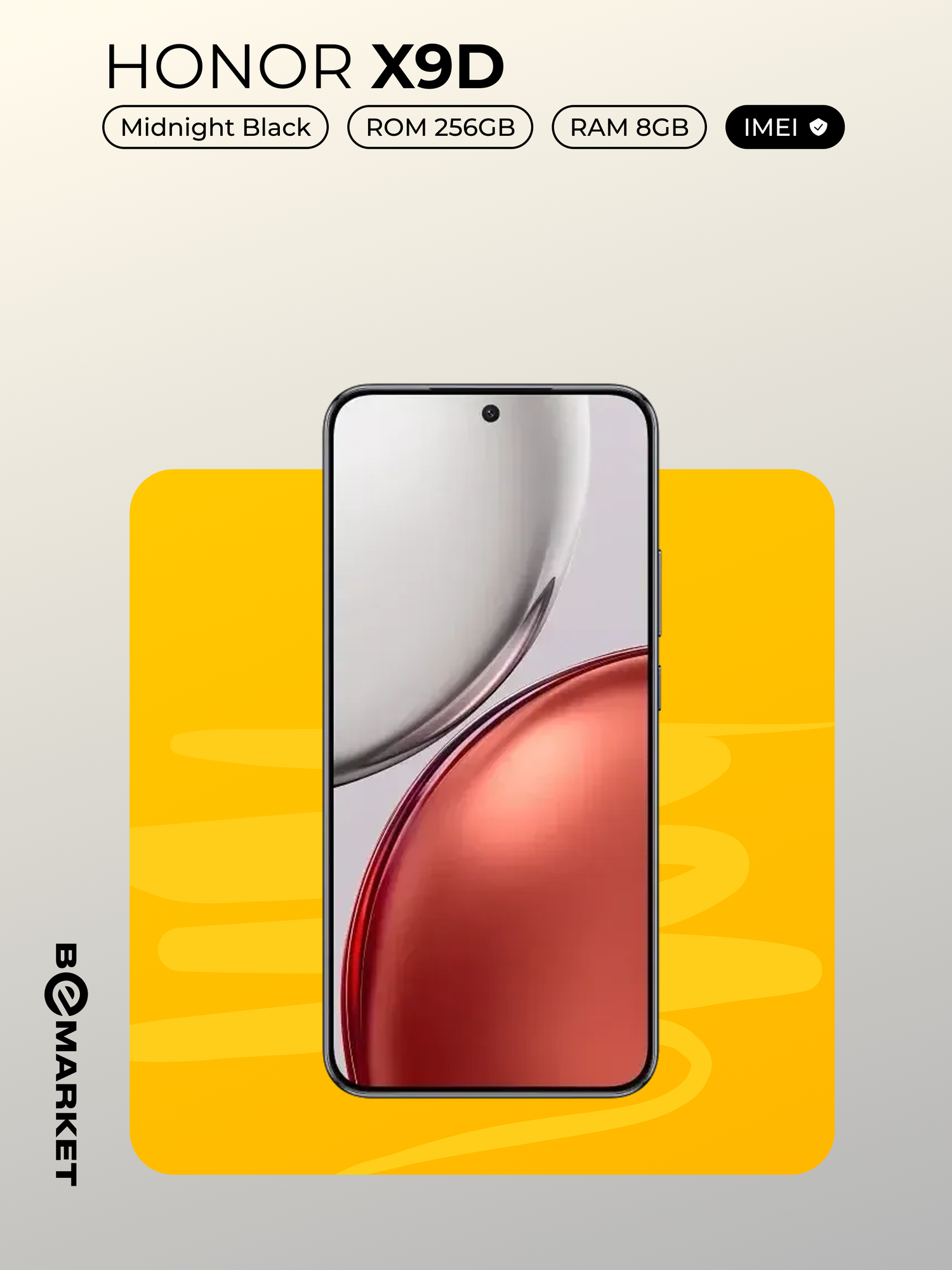 Смартфон Honor X9D 8 GB / 256 GB Black — фото 1