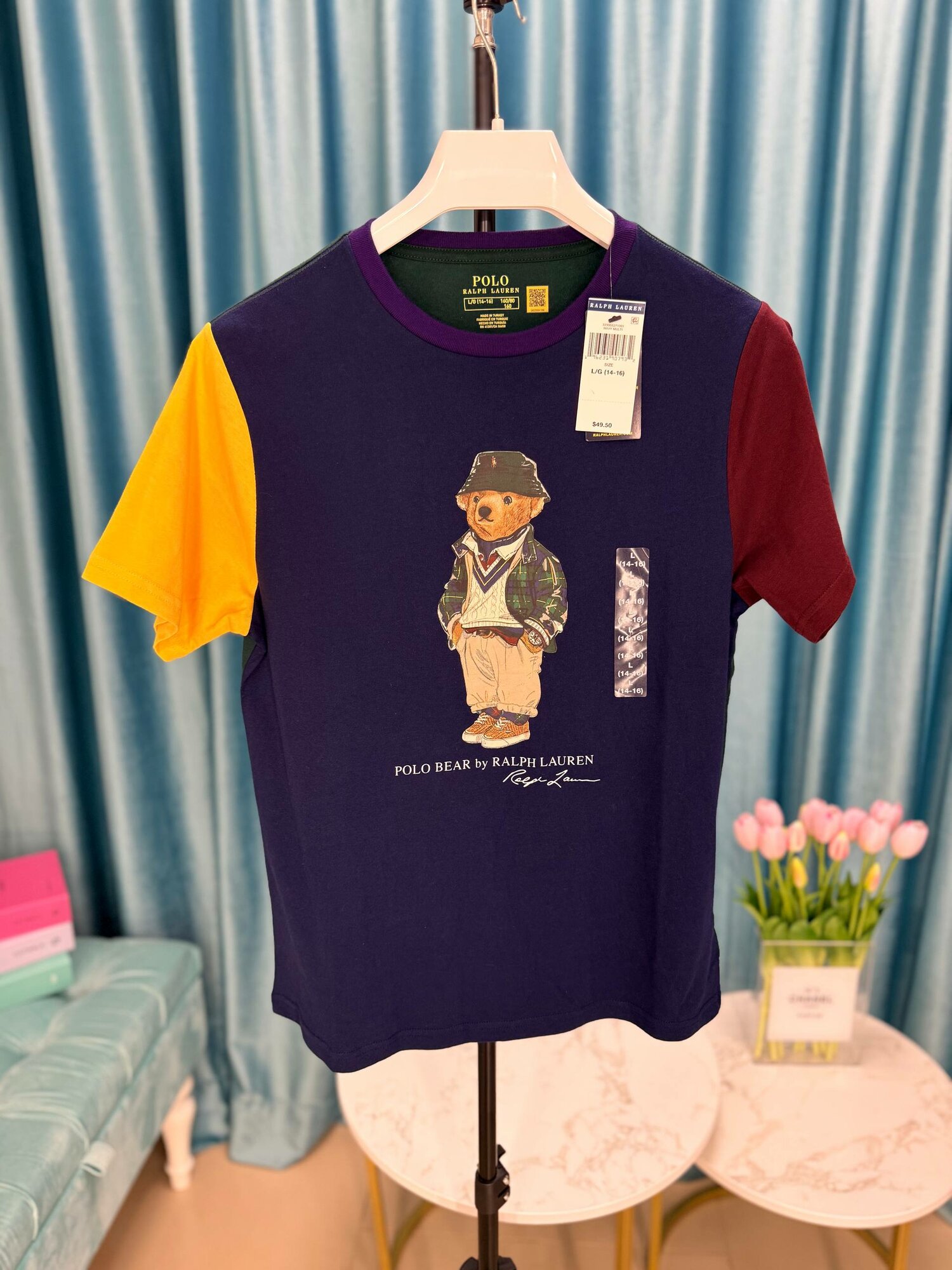 Футболка Ralph Lauren Подростковая линейка, 1 шт., размер L, мультиколор