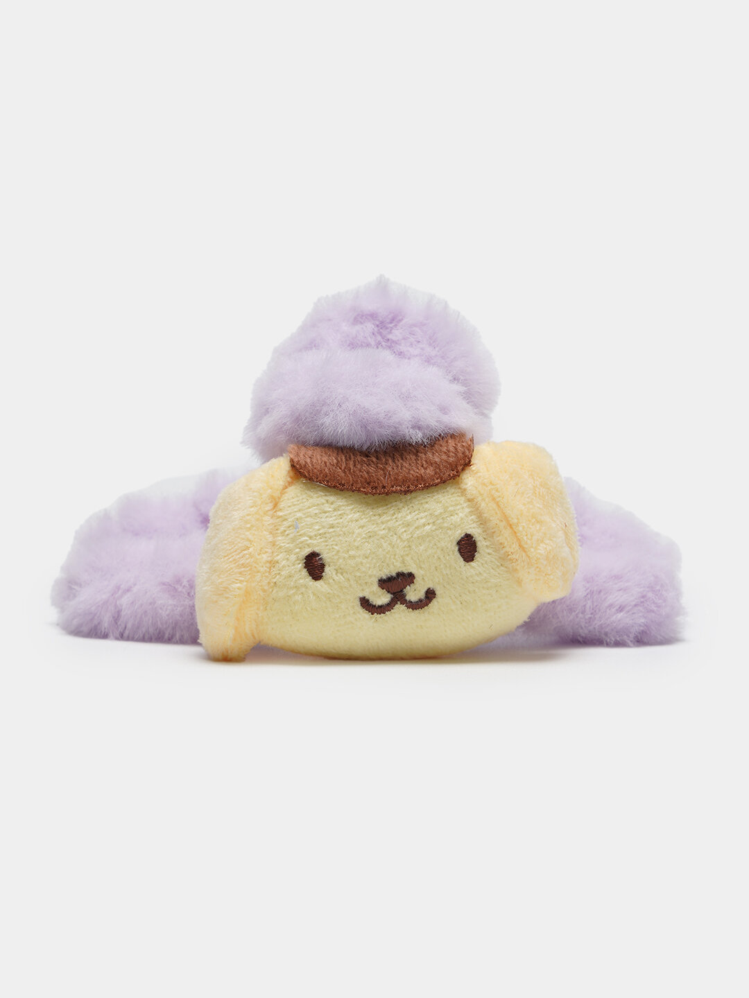 Заколка-краб для волос пушистый с мульт героями, для девочек, 11 см