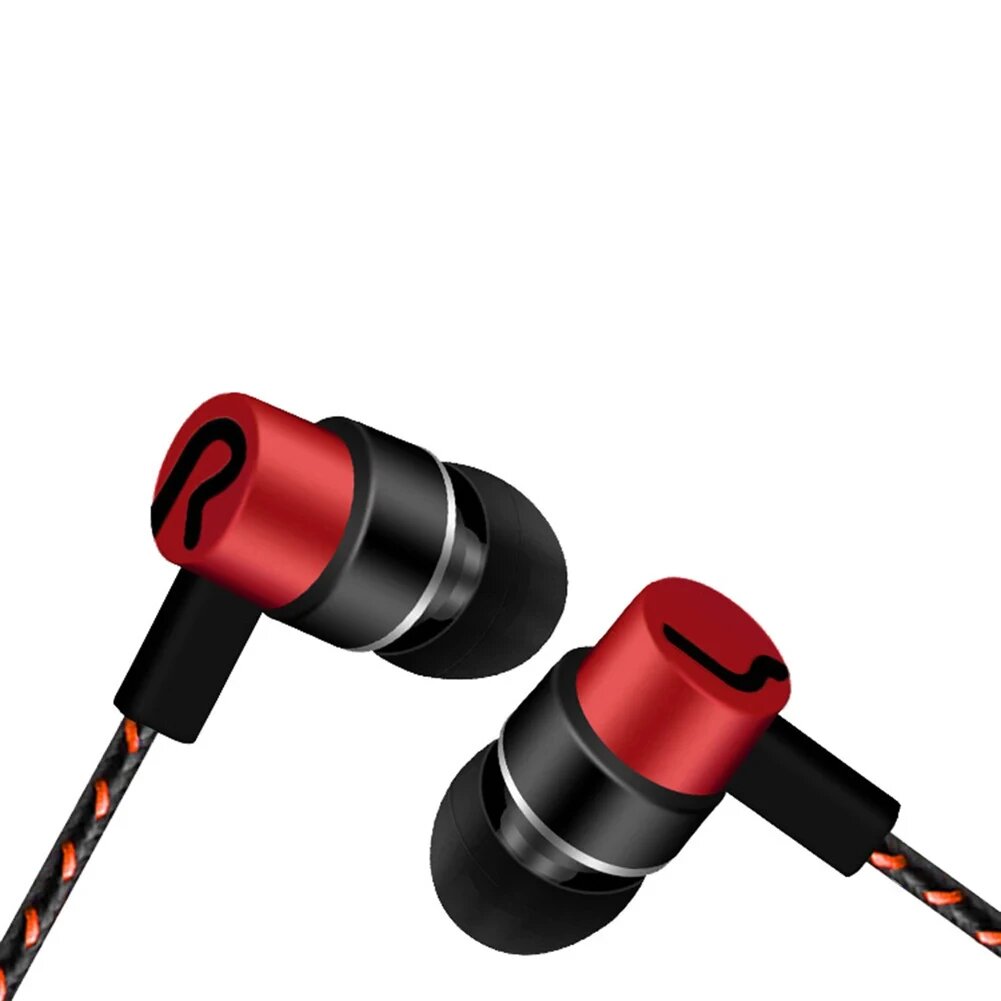 Наушники Miwayer Super Bass 3,5 мм Красный, Красный, Red