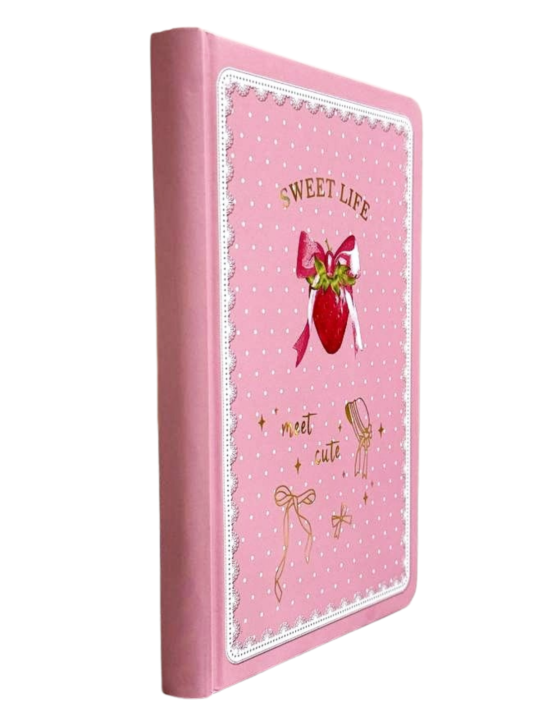 Розовый иллюстрированный блокнот для девочек 13*18 см, твердый переплет, 100 страниц, формат В6